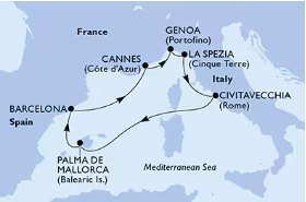 WEST MEDITERRANEAN (MSC SEAVIEW) 
